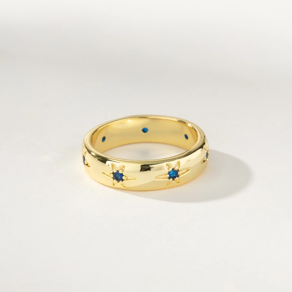 Uncommon James Navy Star Ring
